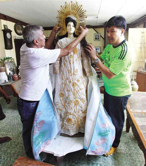 Ancient images in ‘tour of saints’ in Ilocos Sur’s Candon.